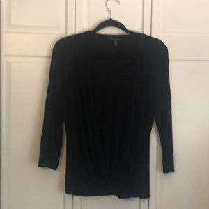 Laila Jayde Black 3/4 length low cross over short